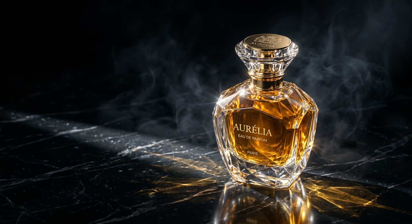 Luxury perfume campaign